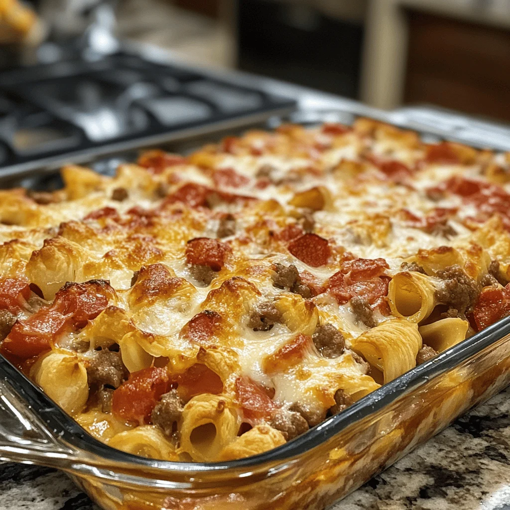 Italian Crescent Casserole