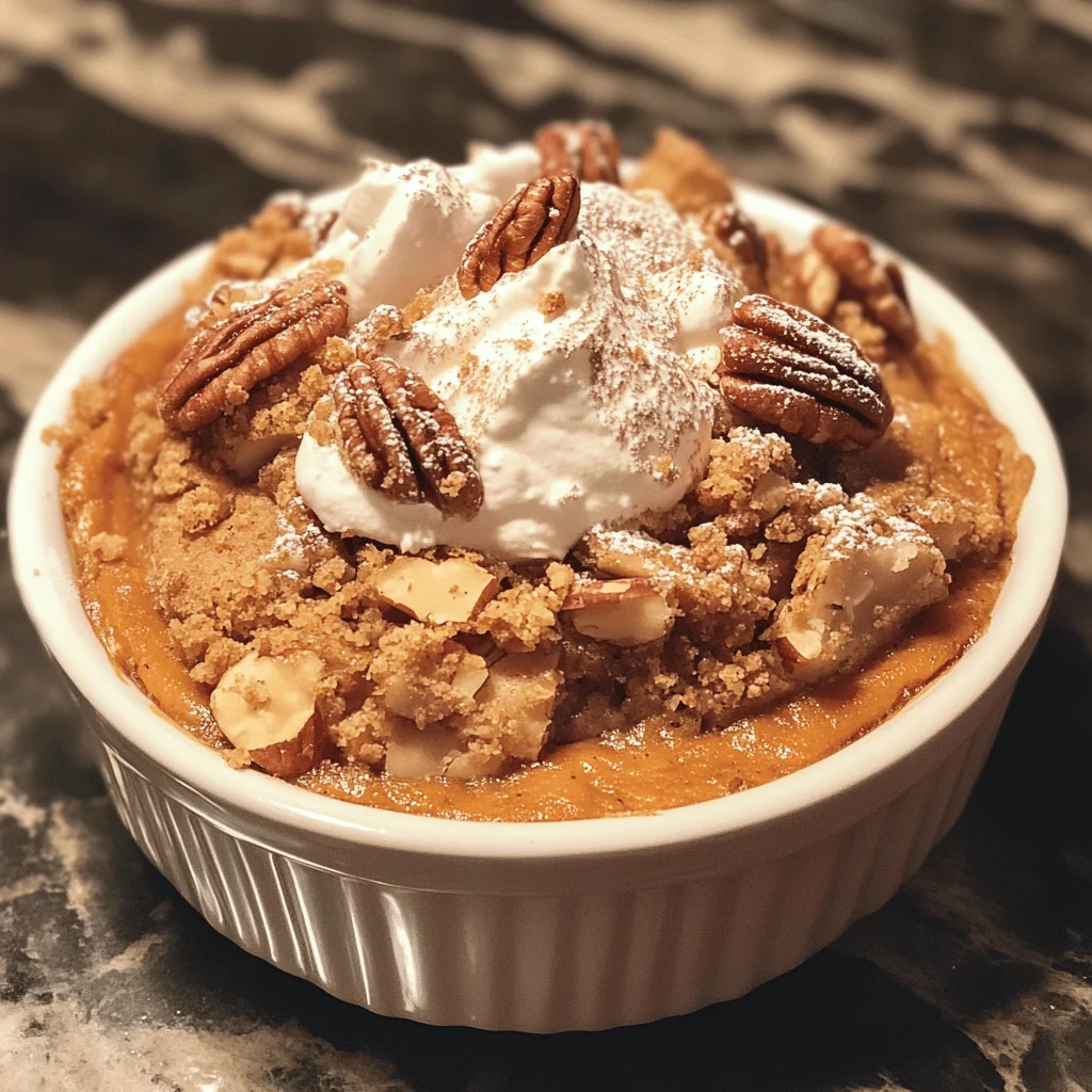 Pumpkin Pecan Cobbler