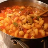 Beef and Macaroni Soup