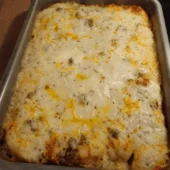 Biscuits and Gravy Casserole
