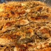 Chicken with Garlic Parmesan Rice Chicken with Garlic Parmesan Rice