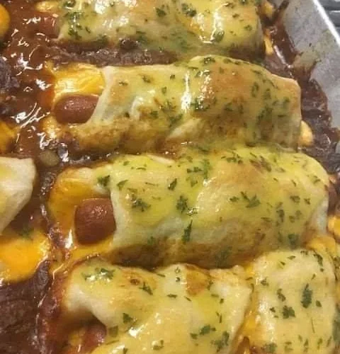 Chili Cheese Dog Bake