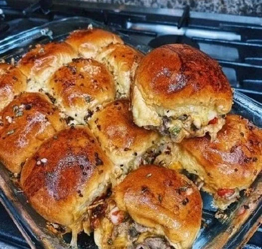 Easy Philly Cheesesteak Sliders