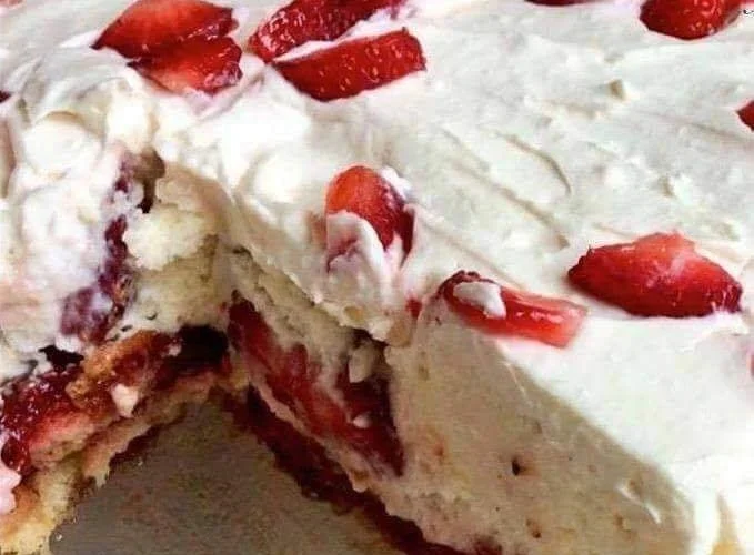 No Bake Strawberry Shortcake