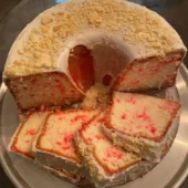 Strawberry Crunch Pound Cake