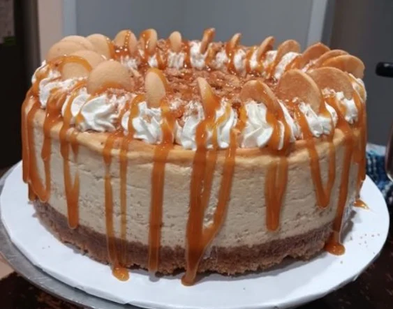 Caramel Banana Pudding Cheesecake