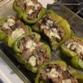 Philly Cheesesteak Stuffed Bell Peppers Philly Cheesesteak Stuffed Bell Peppers