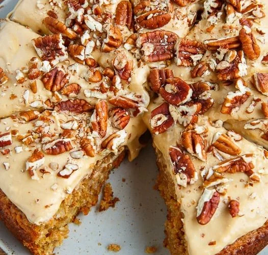 Carrot Cake with Dulce de Leche Cream Cheese Frosting