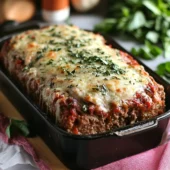 Cheesy Parmesan Meatloaf 5