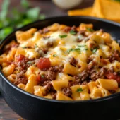 Cheesy Beef Taco Pasta
