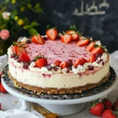 Heavenly Strawberry Chocolate Cheesecake Delight