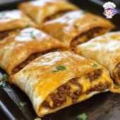 Loaded Taco-Stuffed Cheesy Pockets 3