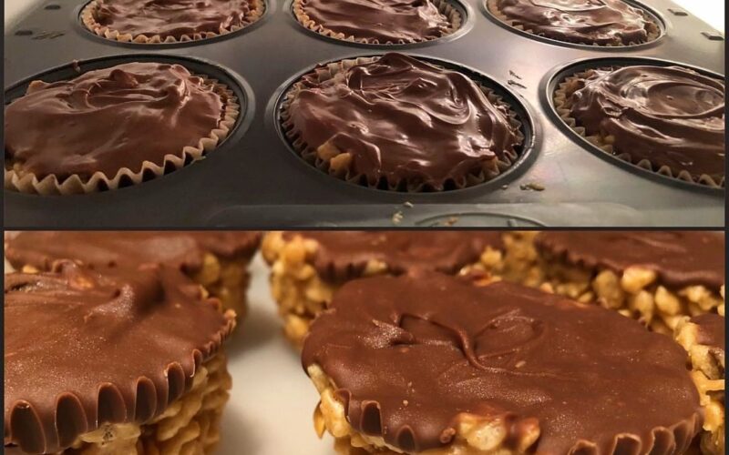 Peanut Butter Balls with Chocolate Rice Krispies