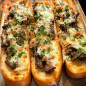 Philly Cheesesteak Garlic Bread 1 (7)