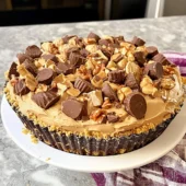 Giant Reese's Peanut Butter Cup Pie obrigado2.0_httpss.mj.run7zdaPxMbwXg_Amateur_photo_from_Reddi_31e91a81-8588-4819-89d1-593979cf800b_1