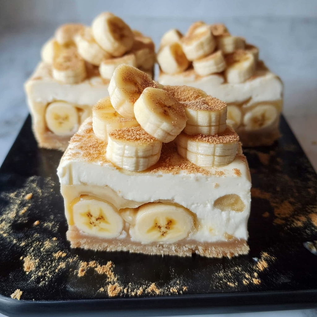 Banana Pudding Cheesecake Squares