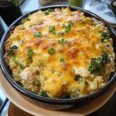 Broccoli Rice Chicken and Cheese Casserole Broccoli Rice Chicken and Cheese Casserole Recipe
