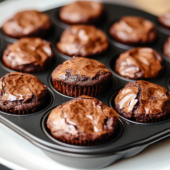 Brownie Bites in Muffin Pans