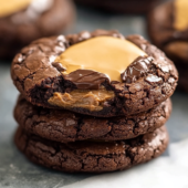 Buckeye Brownie Cookies