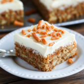 Carrot Cake Bars with Cream Cheese Frosting