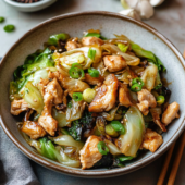 Chinese Chicken Cabbage Stir-Fry