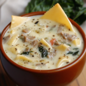 Creamy Alfredo Lasagna Soup