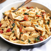 Creamy Chicken Tuscan Pasta