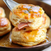 Honey Ham Biscuits