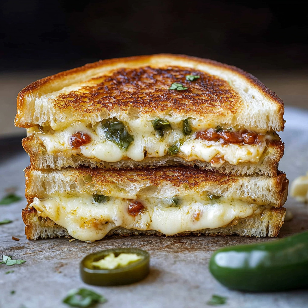 Jalapeno Popper Grilled Cheese