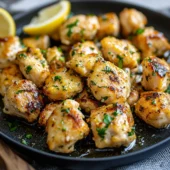 Lemon Garlic Chicken Bites Lemon Garlic Chicken Bites