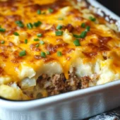 Loaded Potato & Meatloaf Casserole Loaded Potato & Meatloaf Casserole
