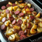 Oven Roasted Smoked Sausage and Potatoes Oven Roasted Smoked Sausage and Potatoes