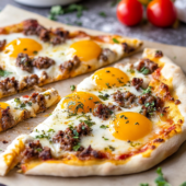 Sausage Breakfast Pizza