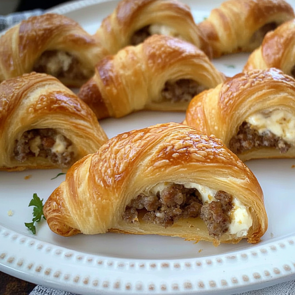 Sausage Cream Cheese Crescents