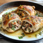 Stuffed Chicken Valentino