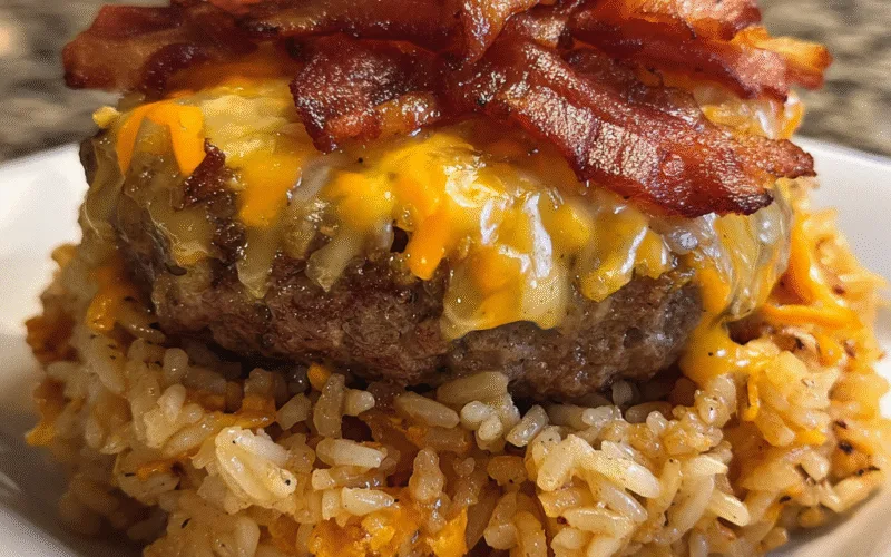 Bacon Cheeseburger Rice
