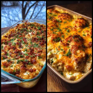 Chicken Bacon Crunch Casserole