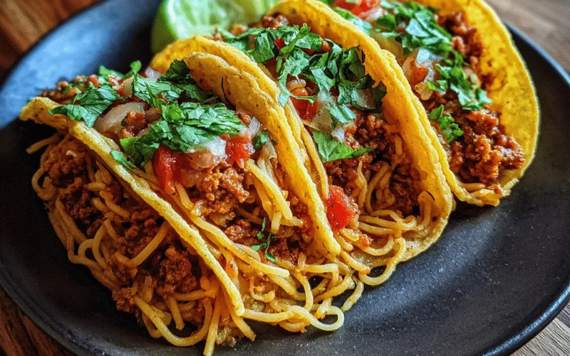 Spaghetti Tacos