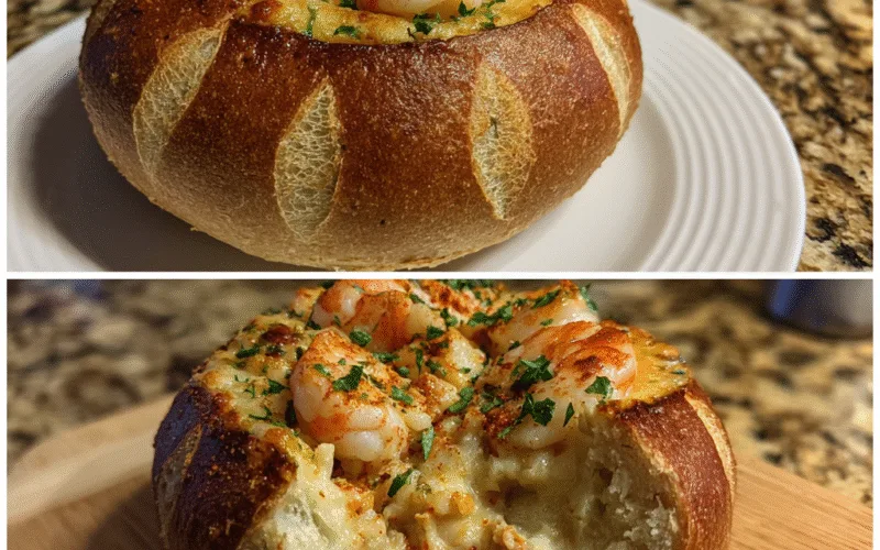 Stuffed Seafood Bread Bowl