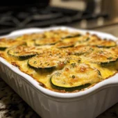 Cheesy Scalloped Zucchini
