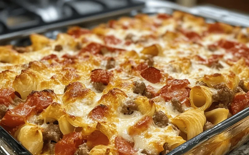 Italian Crescent Casserole
