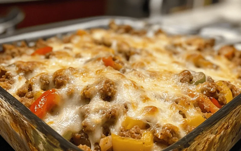 Easy Stuffed Pepper Casserole