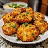 Cheesy Chicken Fritters