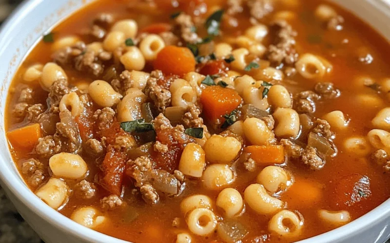 Copycat Pasta Fagioli Soup