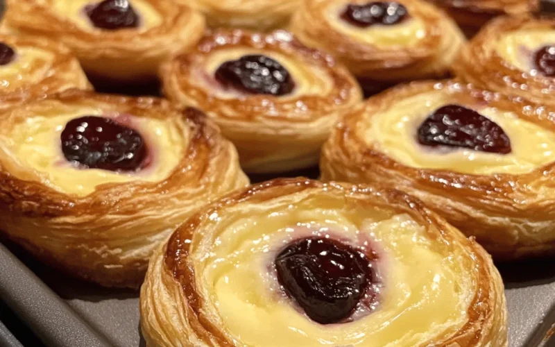 Mini Cherry Cheese Danishes