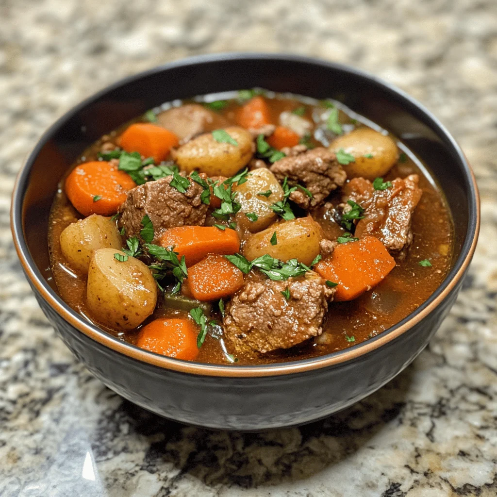 Slow Cooker Poor Man’s Stew