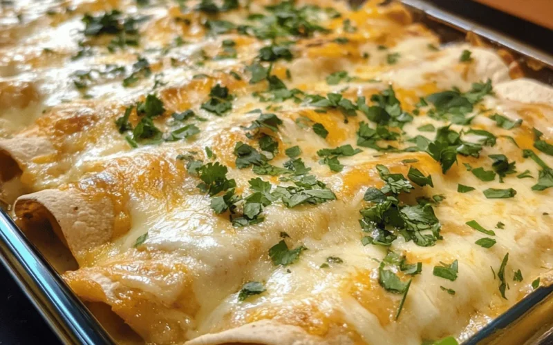 Sour Cream Chicken Enchiladas