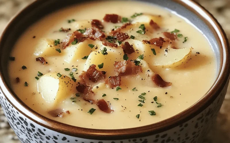 Slow Cooker Creamy Potato Bacon Soup