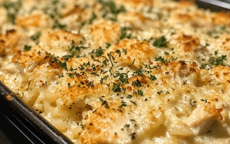 Creamy Chicken Rice Casserole