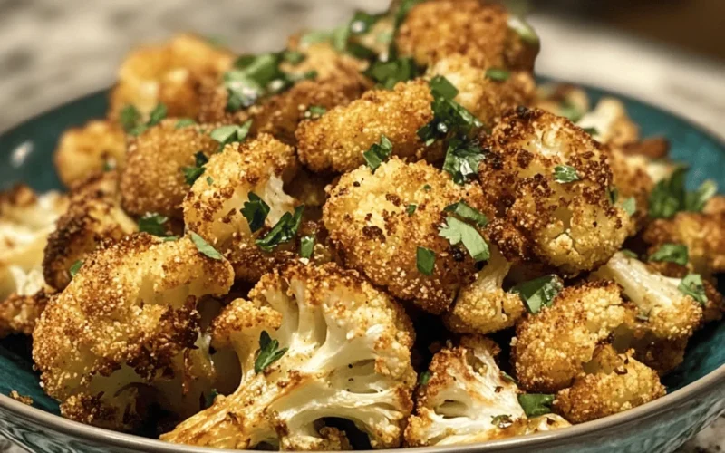 Crispy Roasted Cauliflower